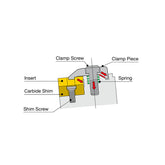 Smart Damper Boring BAR  Clamp Piece Set - Big-tools Industrial Supply Tools for Metal Cutting